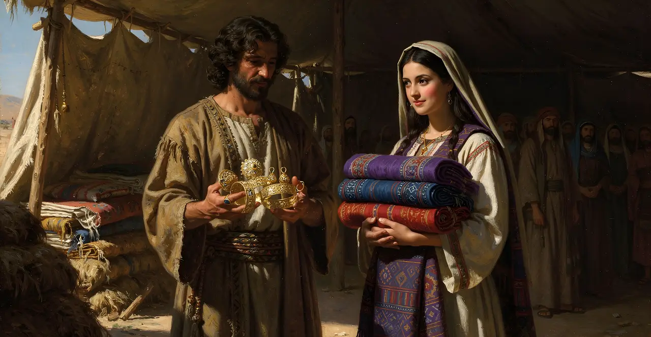Exodus 35:22-24 — Exodus, oil painting · TruthPrints