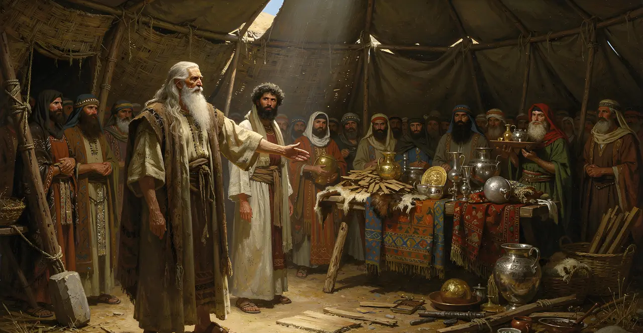 Exodus 35:29-32 — Exodus, oil painting · TruthPrints