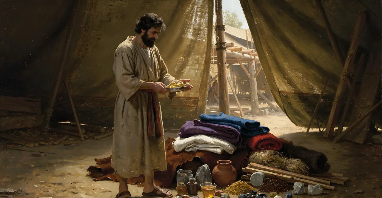 Exodus 35:5-11 — Exodus, oil painting · TruthPrints
