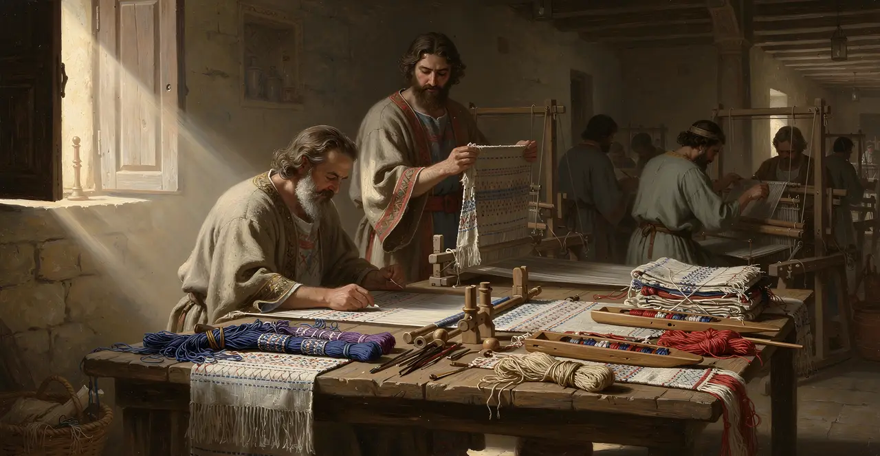 Exodus 36:1-3 — Exodus, oil painting · TruthPrints