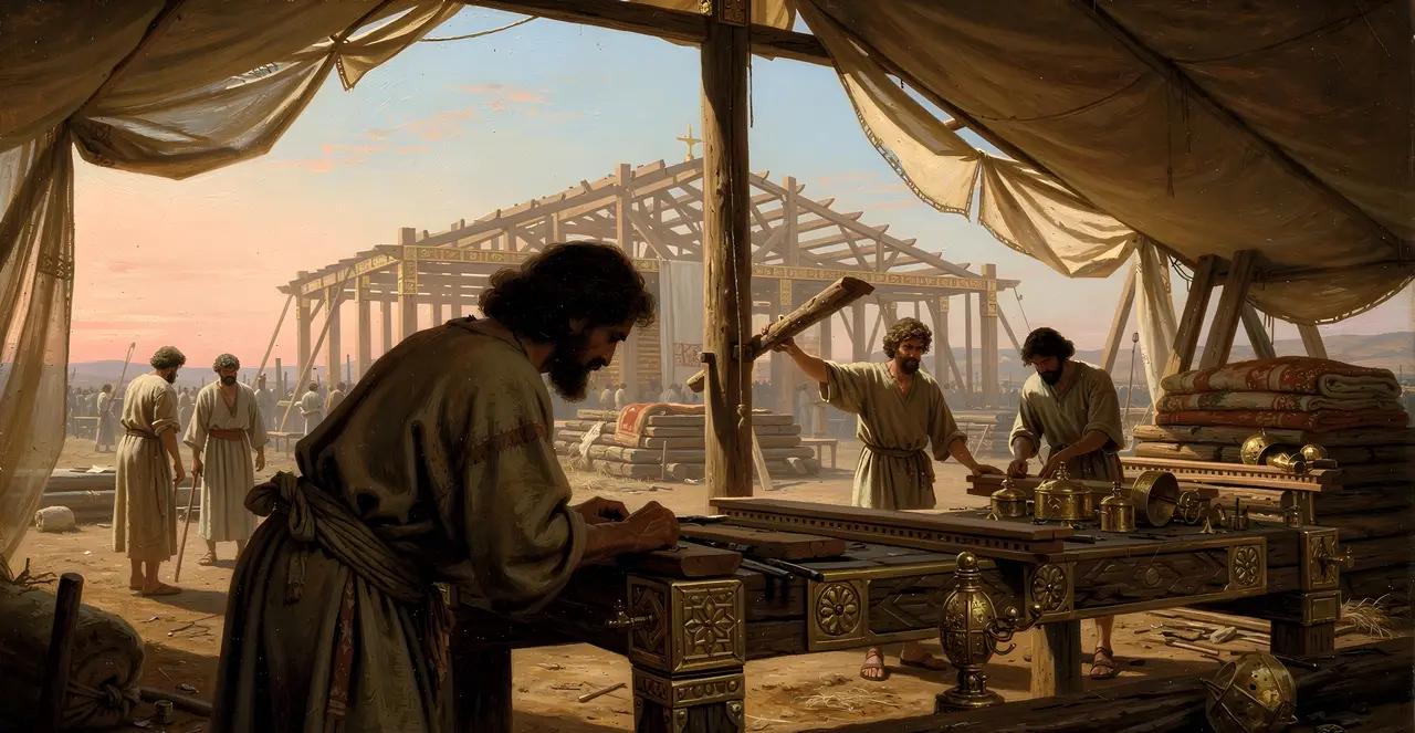 Exodus 36:28-32 — Exodus, oil painting · TruthPrints