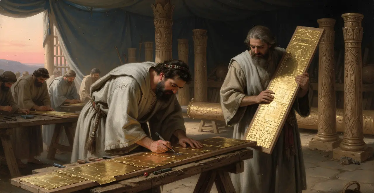 Exodus 36:33-36 — Exodus, oil painting · TruthPrints