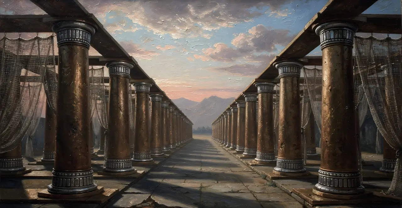 Exodus 38:10-14 — Exodus, oil painting · TruthPrints