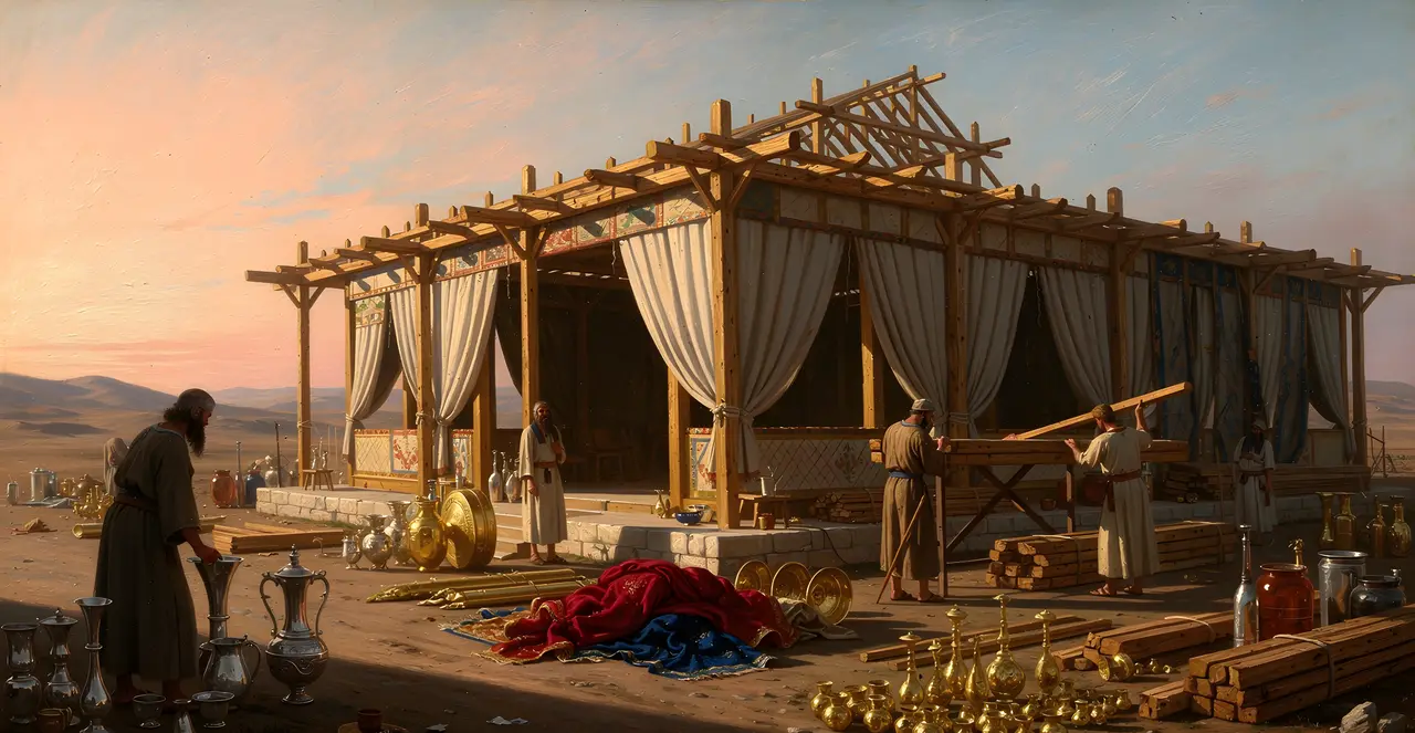 Exodus 38:24-26 — Exodus, oil painting · TruthPrints