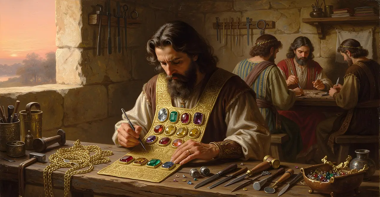 Exodus 39:14-17 — Exodus, oil painting · TruthPrints