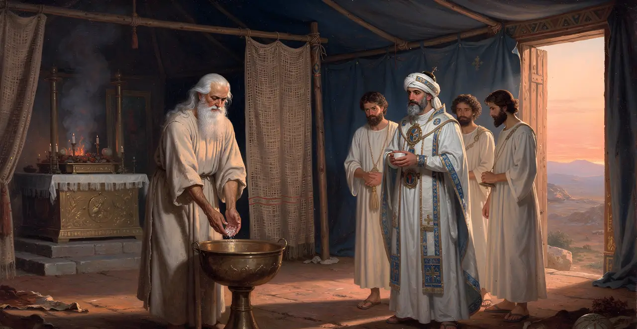 Exodus 40:27-31 — Exodus, oil painting · TruthPrints