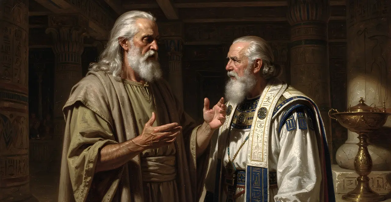 Exodus 7:1-4 — Exodus, oil painting · TruthPrints
