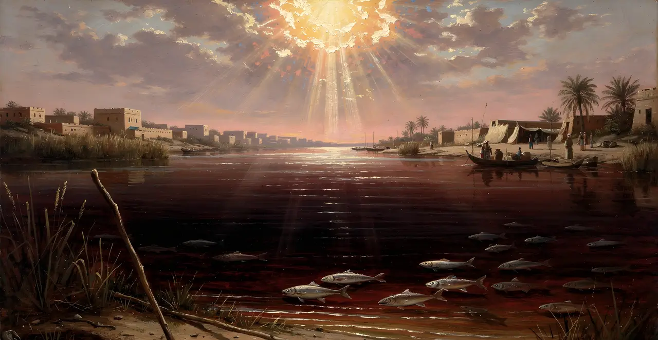 Exodus 7:17-18 — Exodus, oil painting · TruthPrints