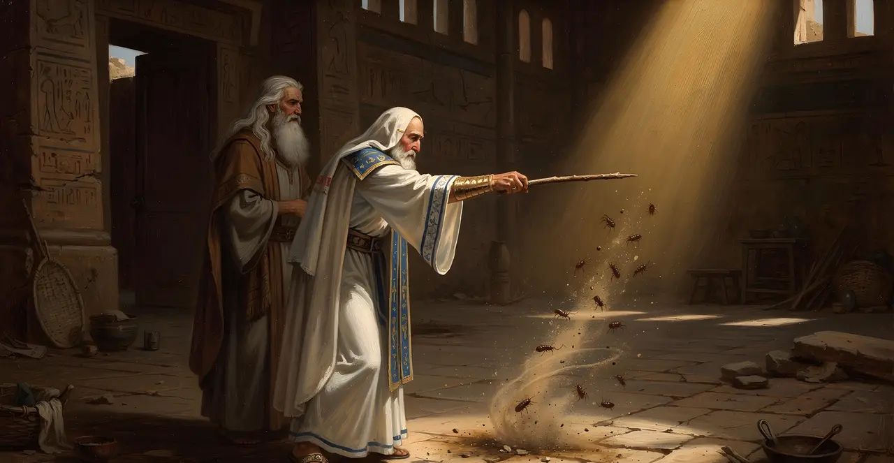 Exodus 8:16-18 — Exodus, oil painting · TruthPrints