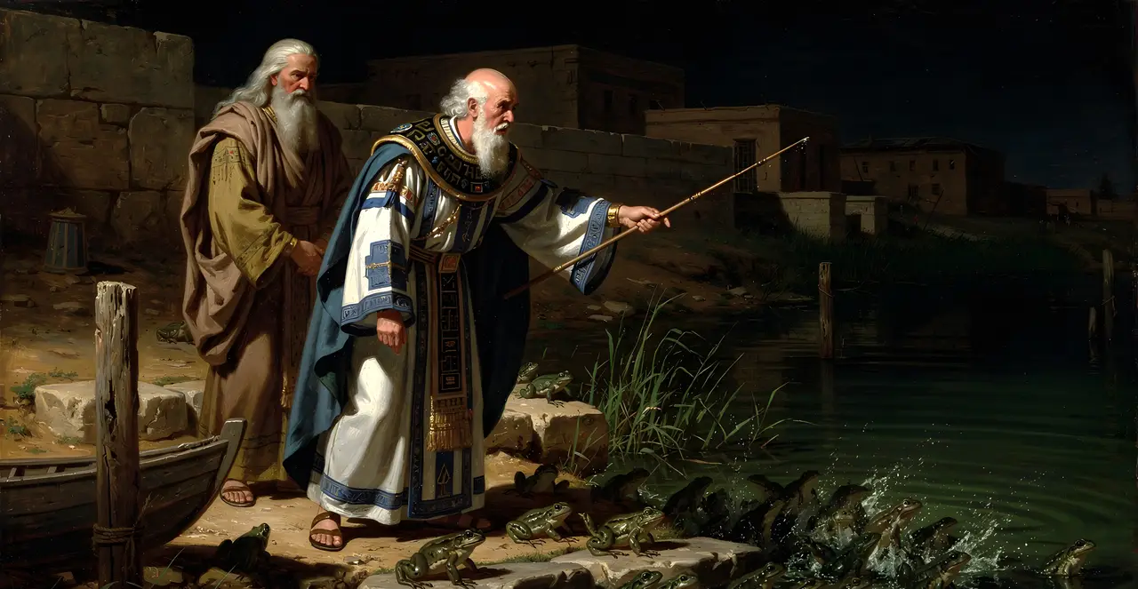 Exodus 8:5-7 — Exodus, oil painting · TruthPrints