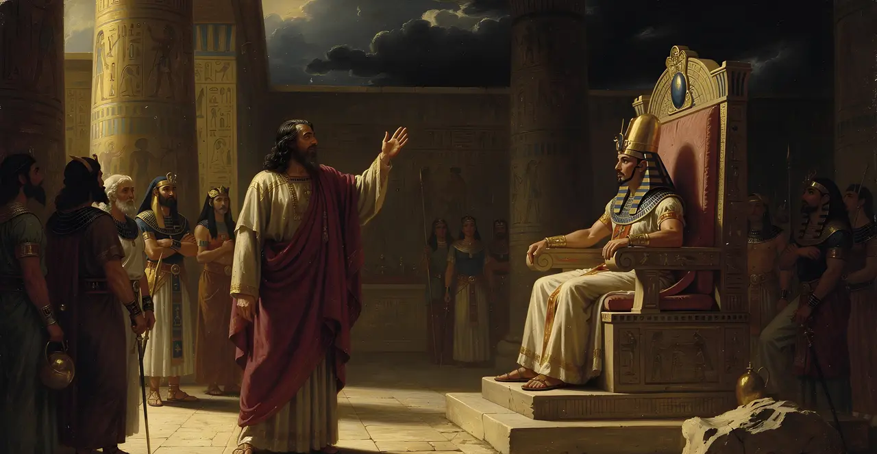 Exodus 9:16-18 — Exodus, oil painting · TruthPrints