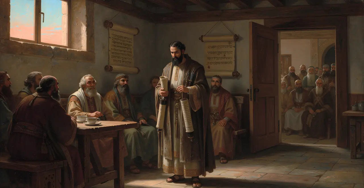 Ezra 10:14-15 — Ezra, oil painting · TruthPrints