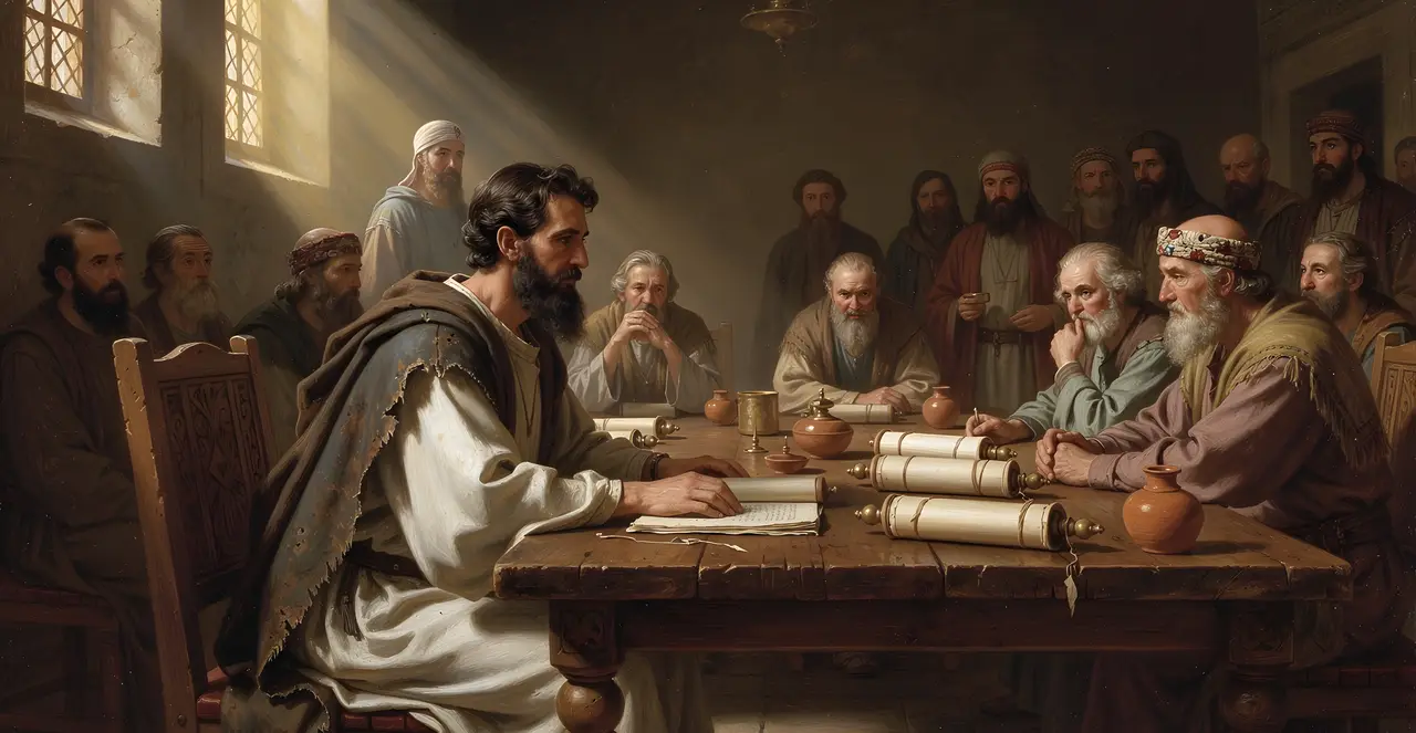 Ezra 10:16-18 — Ezra, oil painting · TruthPrints