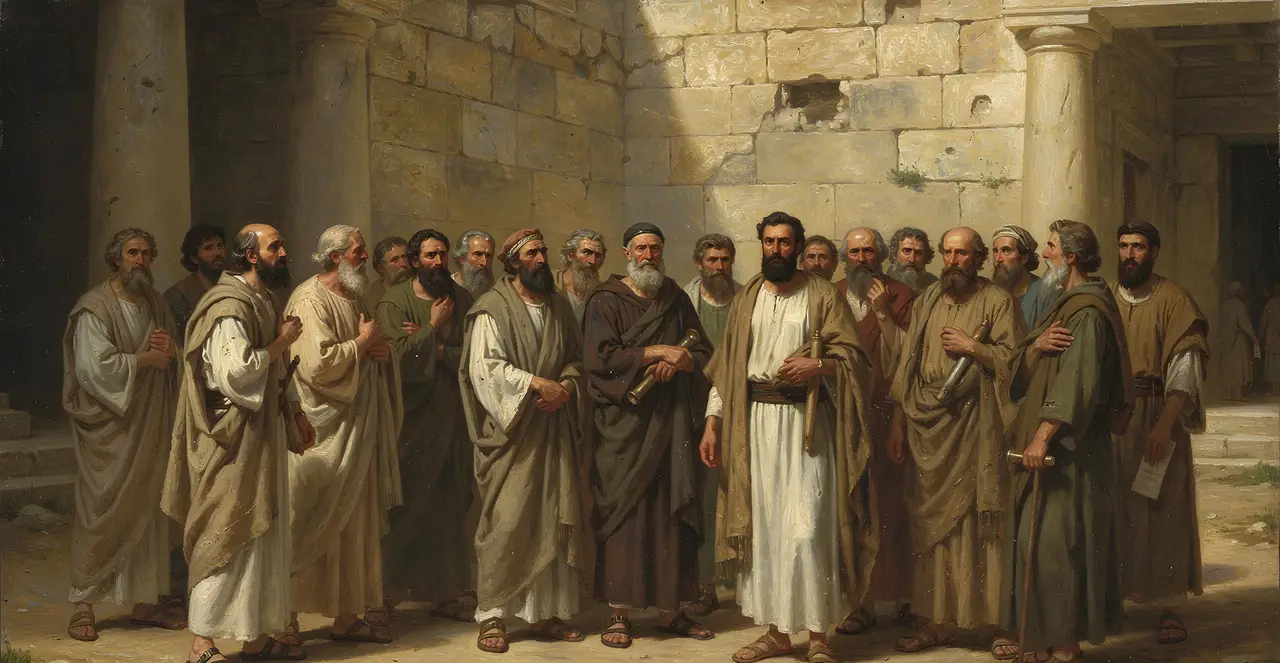 Ezra 10:27-42 — Ezra, oil painting · TruthPrints