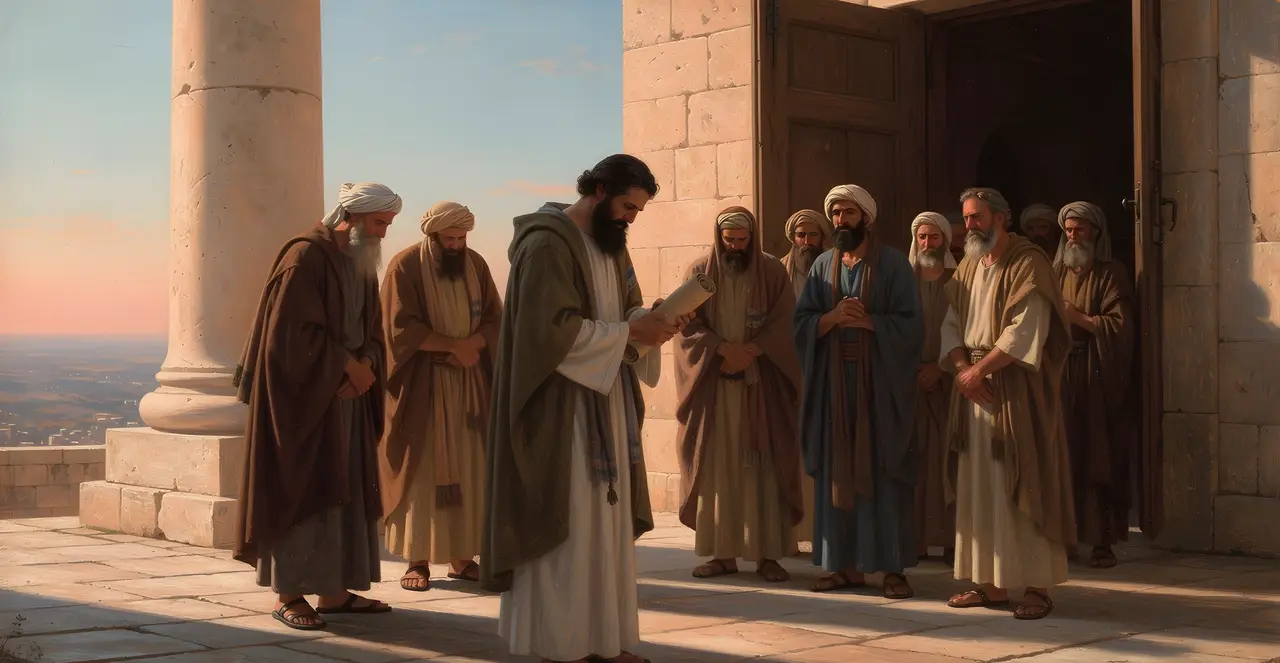 Ezra 10:3-5 — Ezra, oil painting · TruthPrints