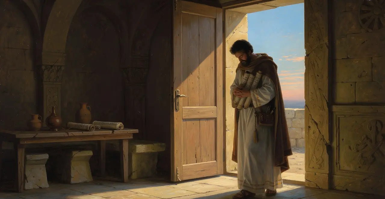 Ezra 10:6-8 — Ezra, oil painting · TruthPrints