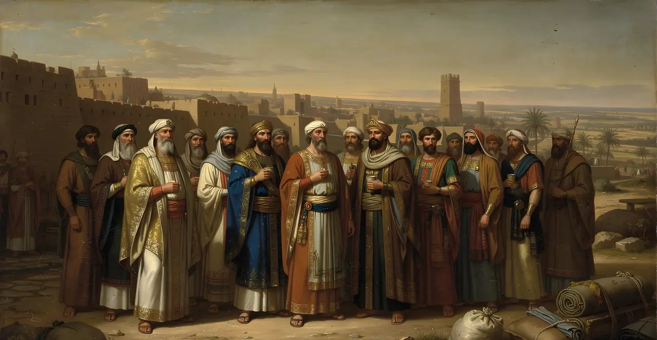 Ezra 2:1-6 — Ezra, oil painting · TruthPrints