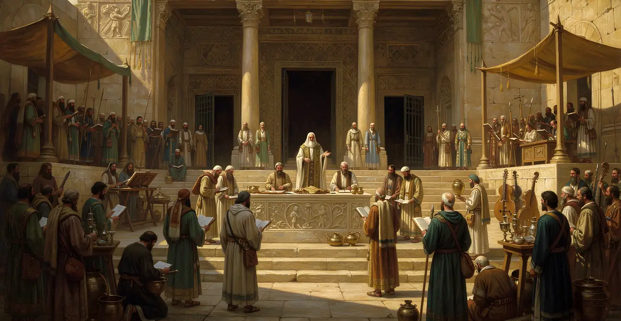 Ezra 2:68-70 — Ezra, oil painting · TruthPrints
