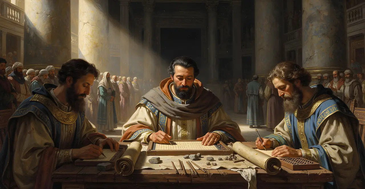 Ezra 2:7-21 — Ezra, oil painting · TruthPrints