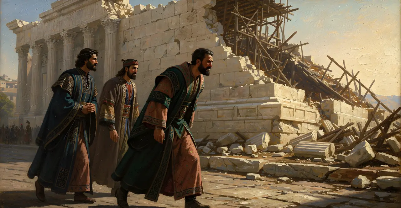 Ezra 4:21-24 — Ezra, oil painting · TruthPrints