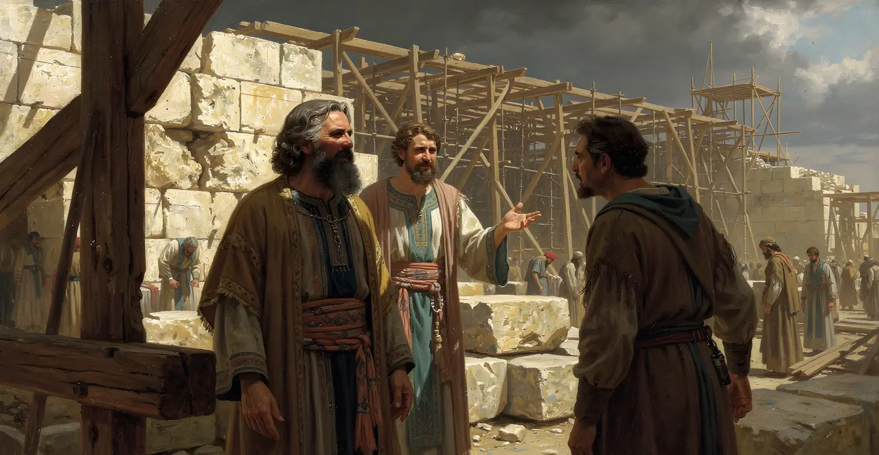 Ezra 5:1-3 — Ezra, oil painting · TruthPrints