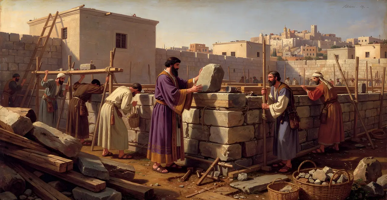 Ezra 5:16-17 — Ezra, oil painting · TruthPrints