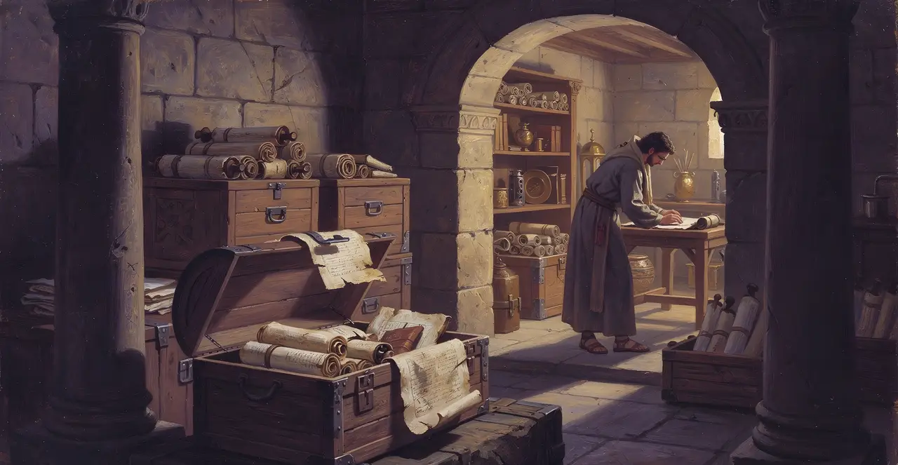 Ezra 6:1-3 — Ezra, oil painting · TruthPrints