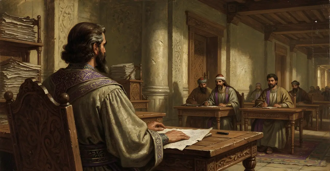 Ezra 6:11-12 — Ezra, oil painting · TruthPrints
