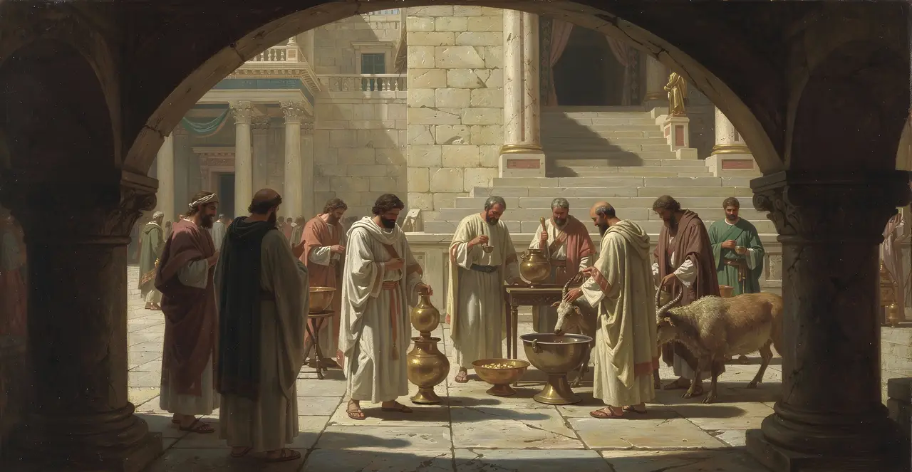 Ezra 6:16-18 — Ezra, oil painting · TruthPrints