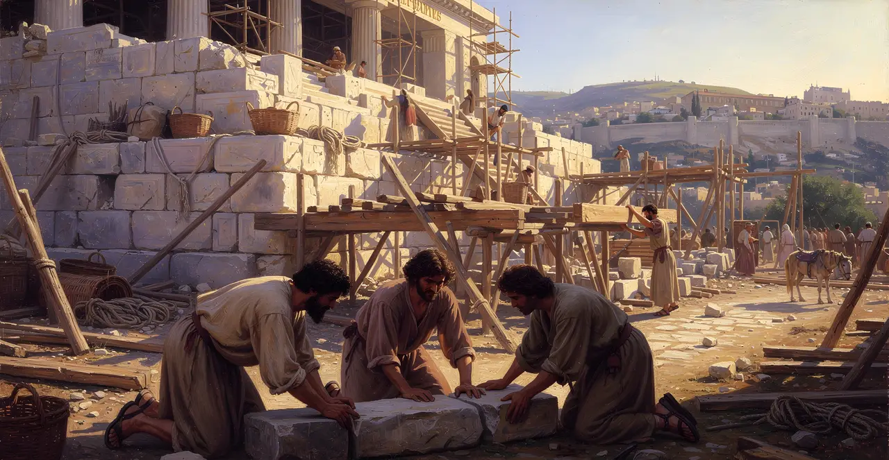 Ezra 6:4-6 — Ezra, oil painting · TruthPrints
