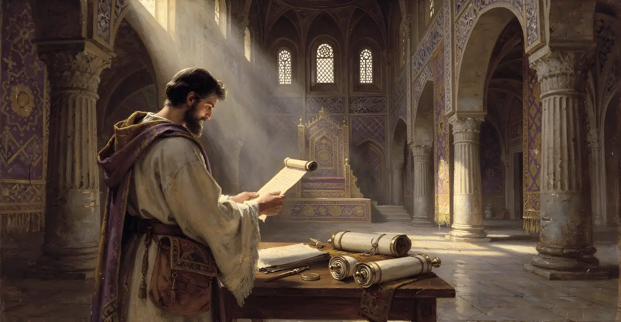 Ezra 6:9-10 — Ezra, oil painting · TruthPrints