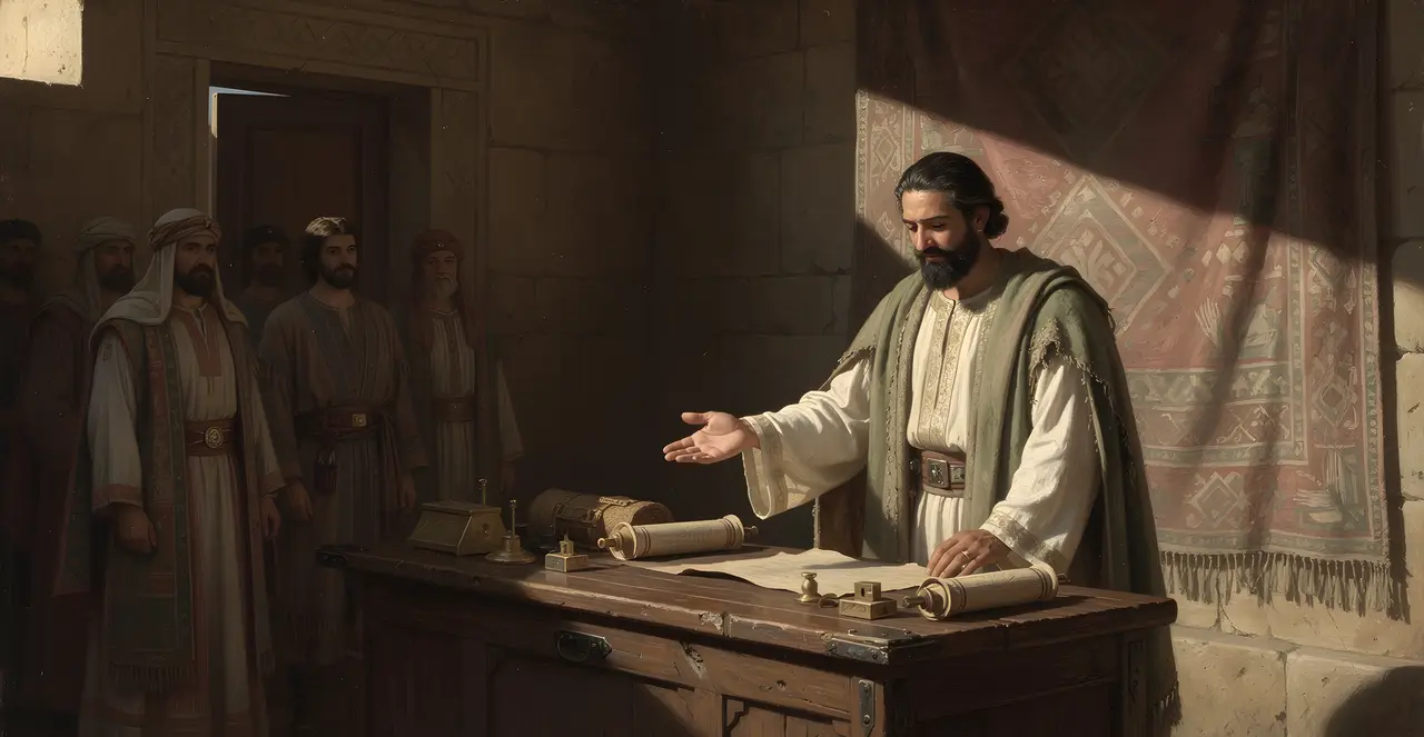 Ezra 7:16-18 — Ezra, oil painting · TruthPrints