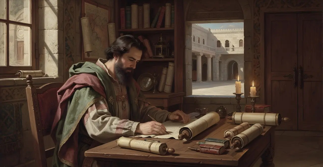 Ezra 7:22-24 — Ezra, oil painting · TruthPrints