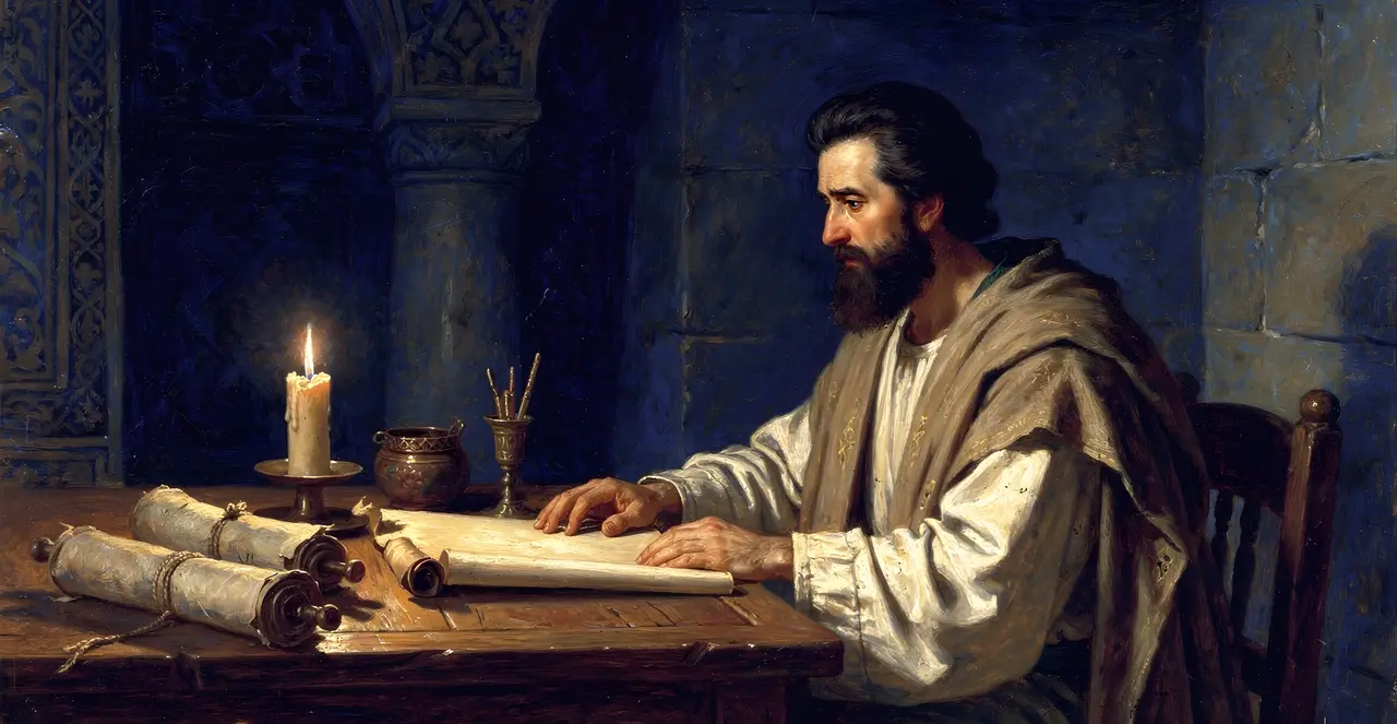 Ezra 7:25-26 — Ezra, oil painting · TruthPrints