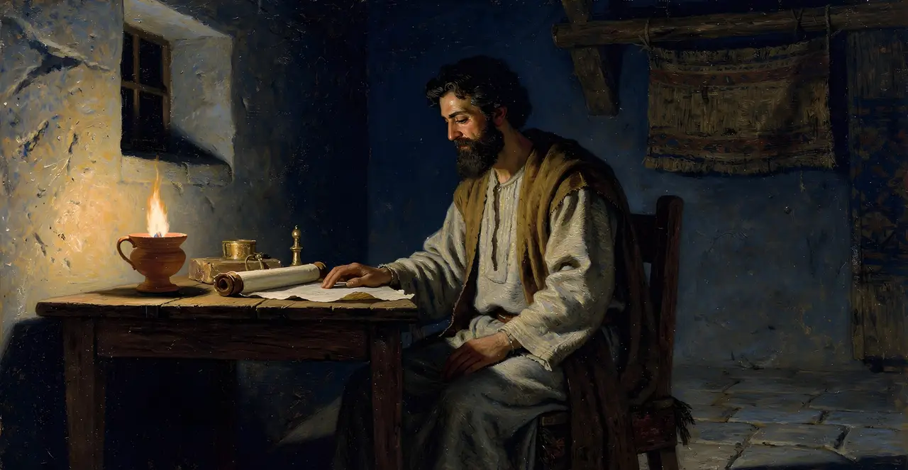 Ezra 7:27-28 — Ezra, oil painting · TruthPrints