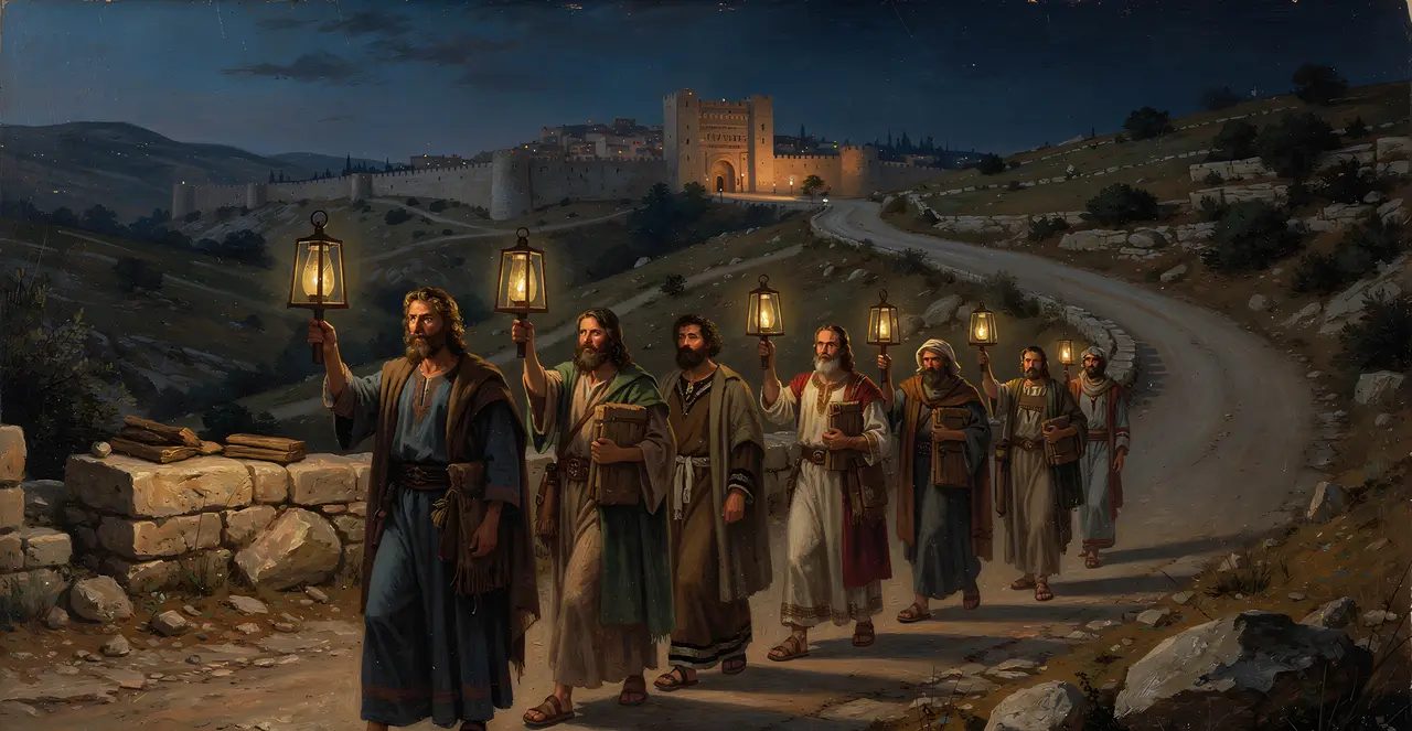 Ezra 8:6-12 — Ezra, oil painting · TruthPrints