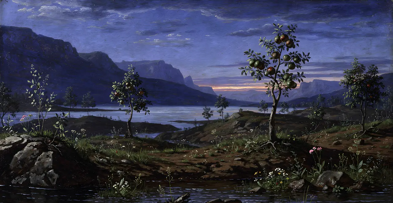 Genesis 1:11-14 — Genesis, oil painting · TruthPrints