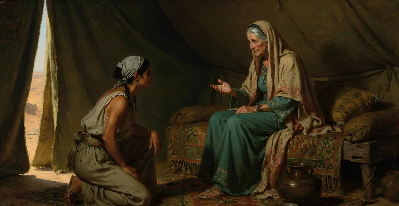 Genesis 16:1-4 — Genesis, oil painting · TruthPrints