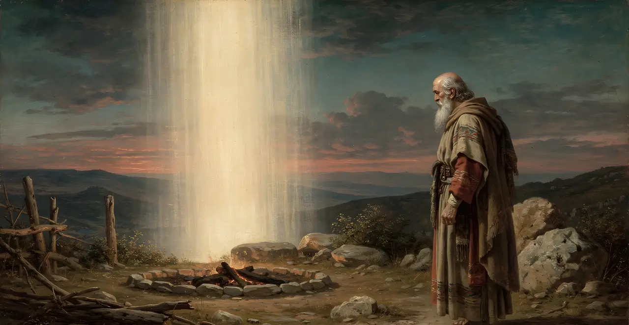 Genesis 18:33 — Genesis, oil painting · TruthPrints