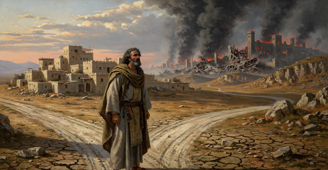 Genesis 19:20-24 — Genesis, oil painting · TruthPrints