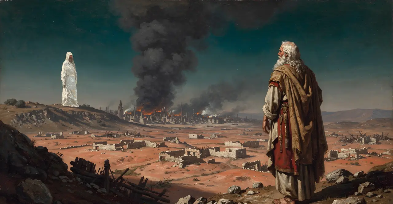 Genesis 19:25-28 — Genesis, oil painting · TruthPrints