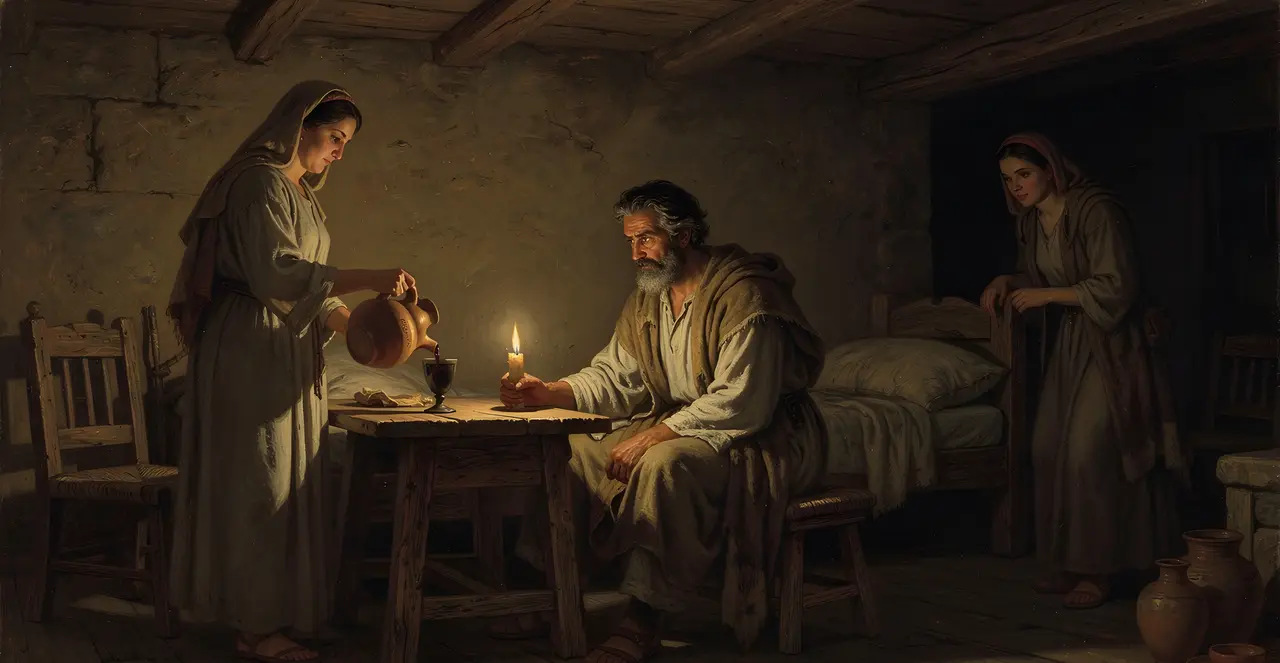 Genesis 19:32-34 — Genesis, oil painting · TruthPrints