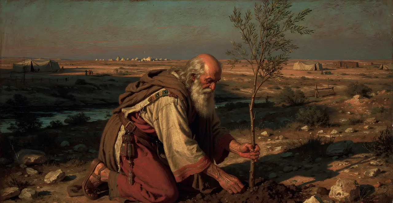 1. Mose 21,33-34 — 1. Mose, Ölgemälde · TruthPrints