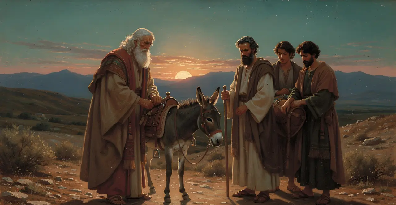 Genesis 22:1-3 — Genesis, oil painting · TruthPrints