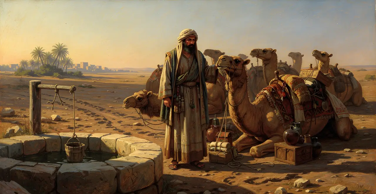 Genesis 24:8-11 — Genesis, oil painting · TruthPrints