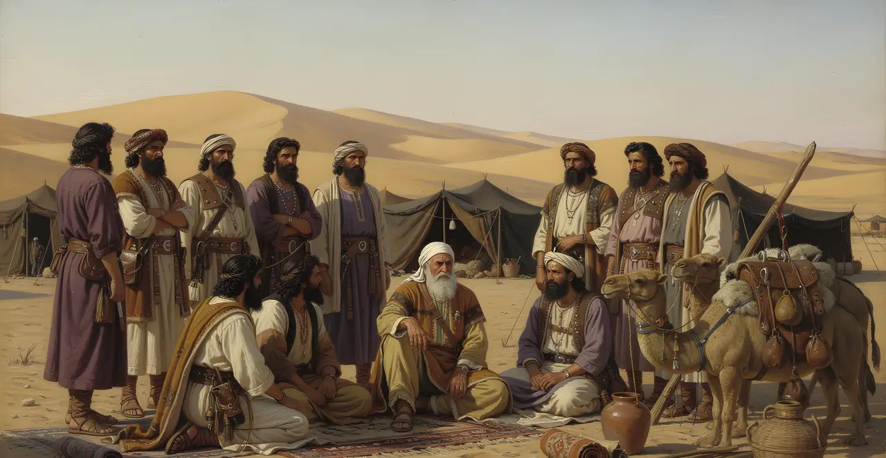 Genesis 25:13-18 — Genesis, oil painting · TruthPrints