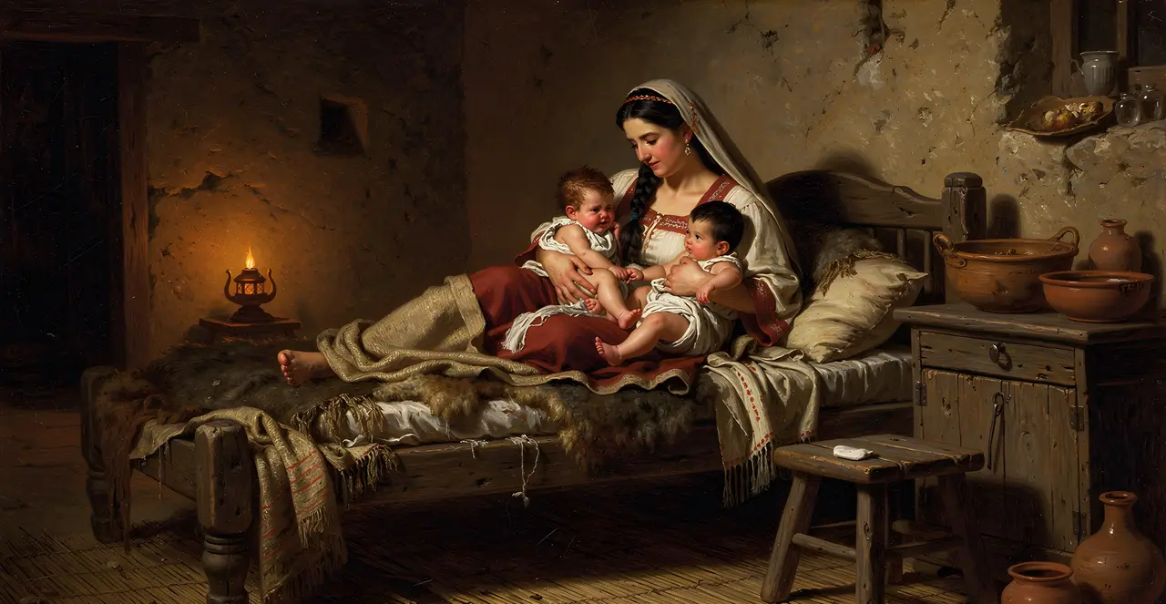 Genesis 25:23-26 — Genesis, oil painting · TruthPrints