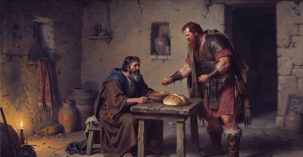 Genesis 25:34 — Genesis, oil painting · TruthPrints