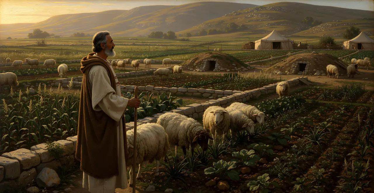 Genesis 26:12-17 — Genesis, oil painting · TruthPrints