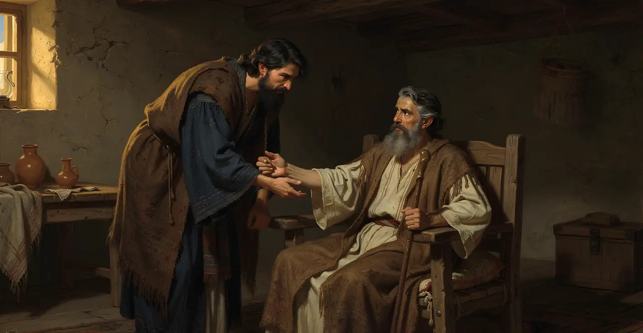 Genesis 27:19-22 — Genesis, oil painting · TruthPrints